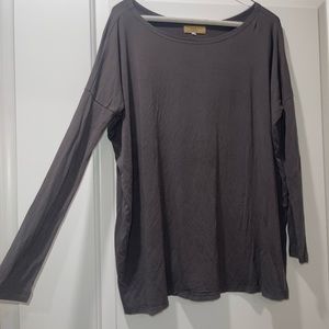The Perfect PIKO Top - Gray